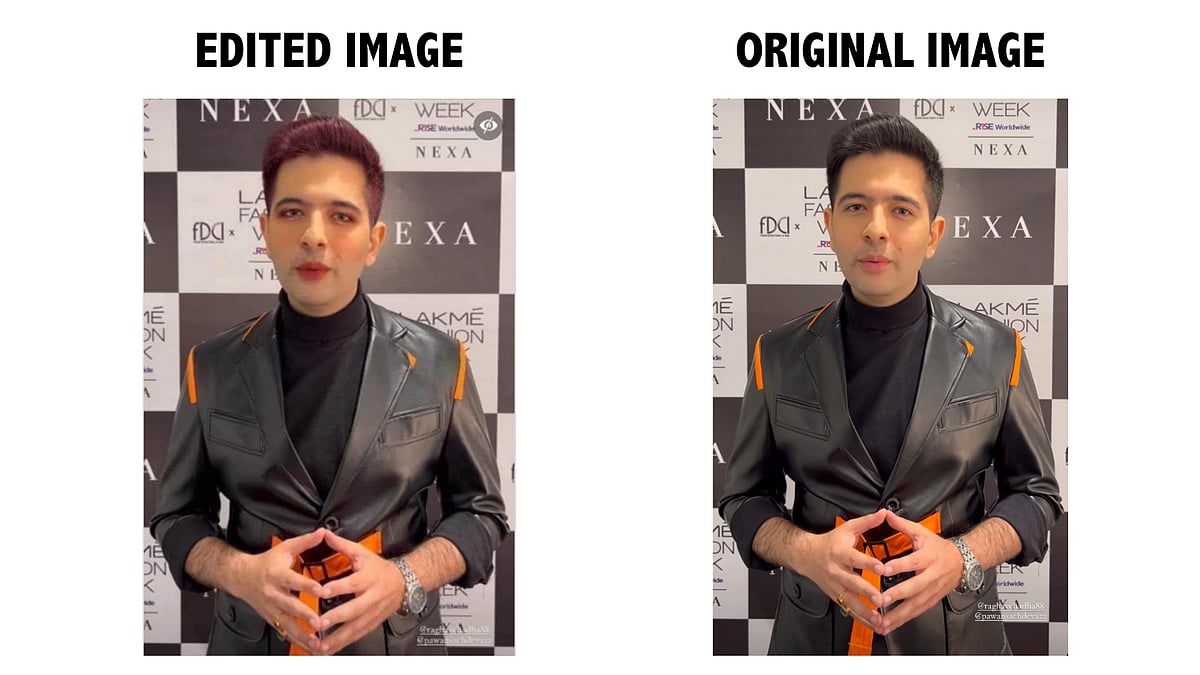 Fact-Check | No, This is Not AAP Leader Raghav Chadha In Makeup From the Lakme Fashion Show