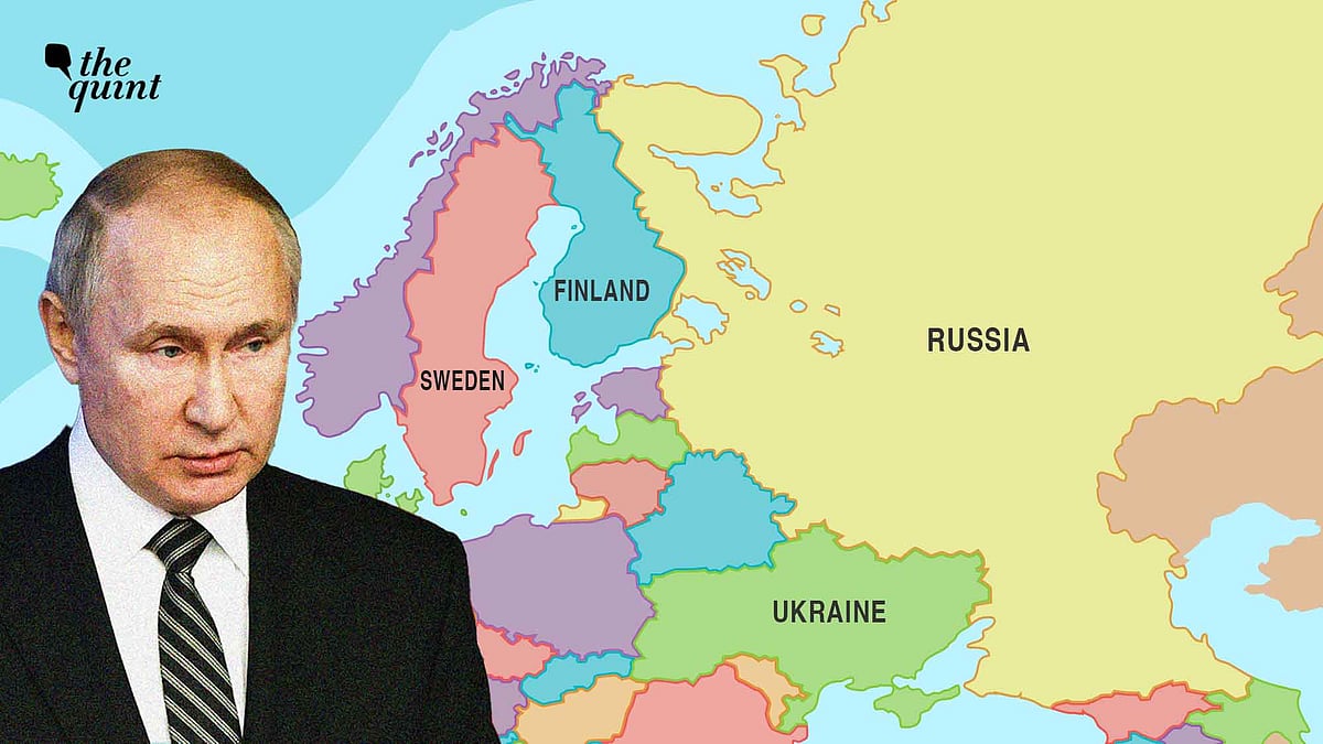 Sweden And Russia Map Finland & Sweden's Desire To Join Nato Shows Putin Has Redrawn Map Of Europe