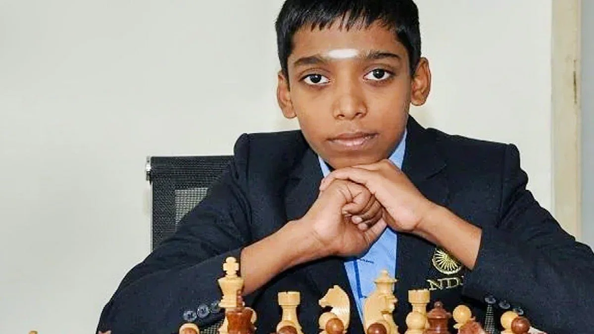 The moment his game ended Praggnanandhaa immediately went to see