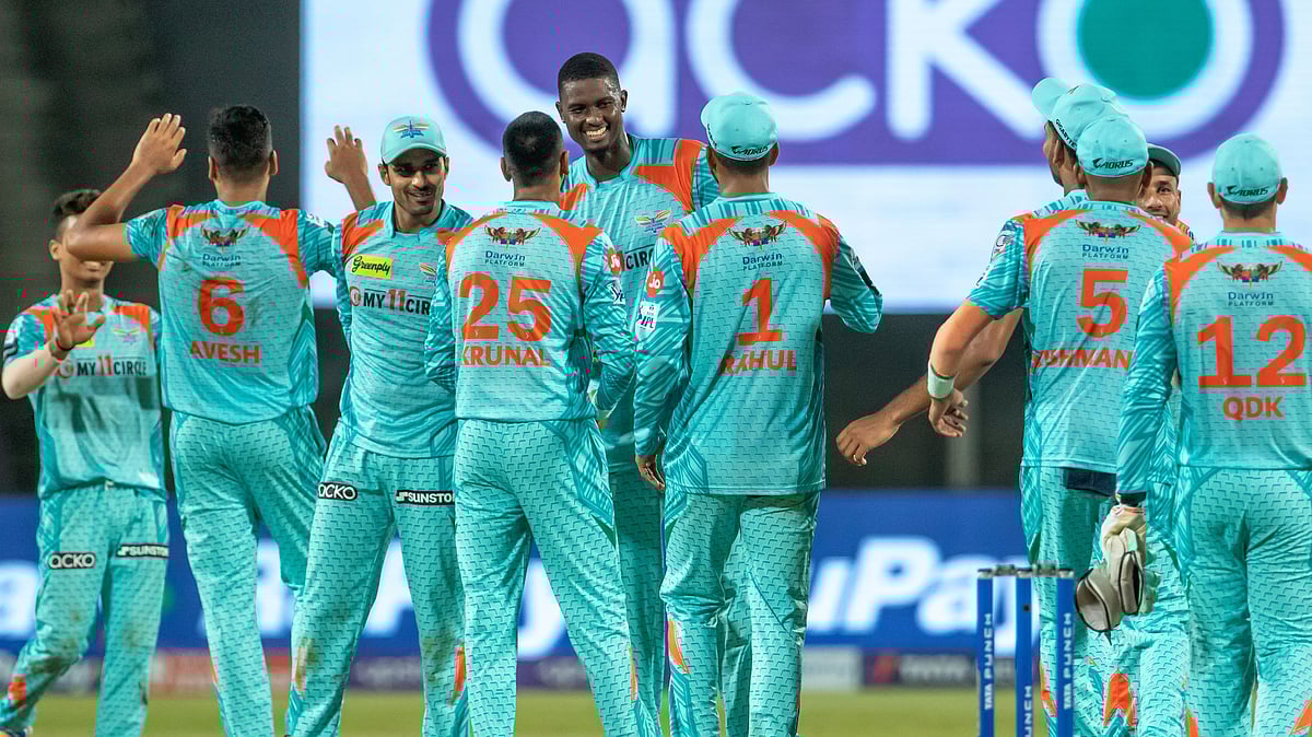 IPL 2022 KL Rahul Out in First Over, de Kock Makes 50 as LSG Post 176/