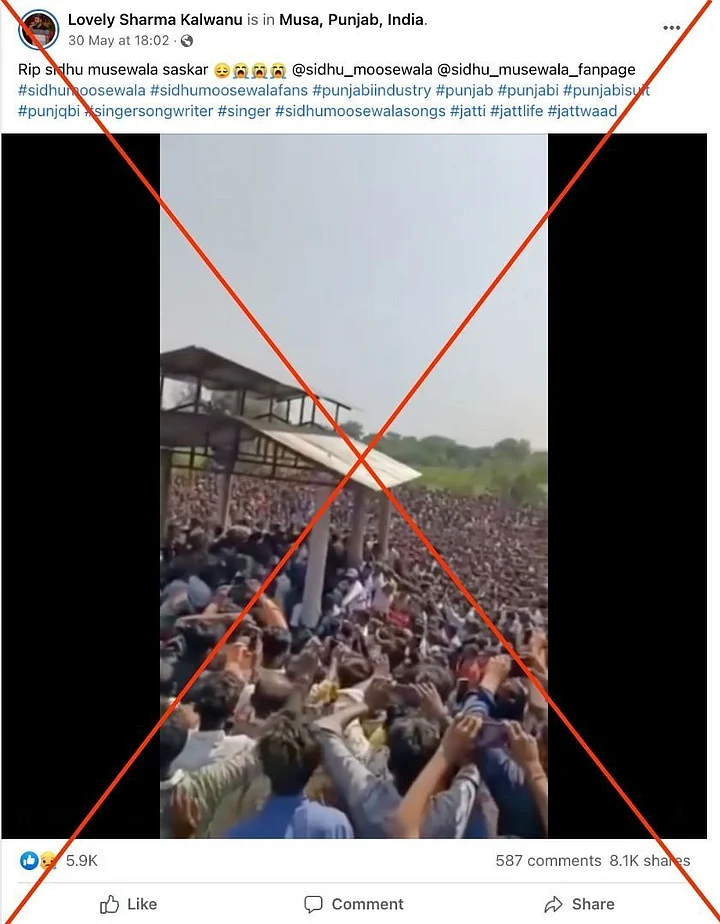 FactCheck No, This Is Not a Video of Punjabi Artist Sidhu Moose Wala