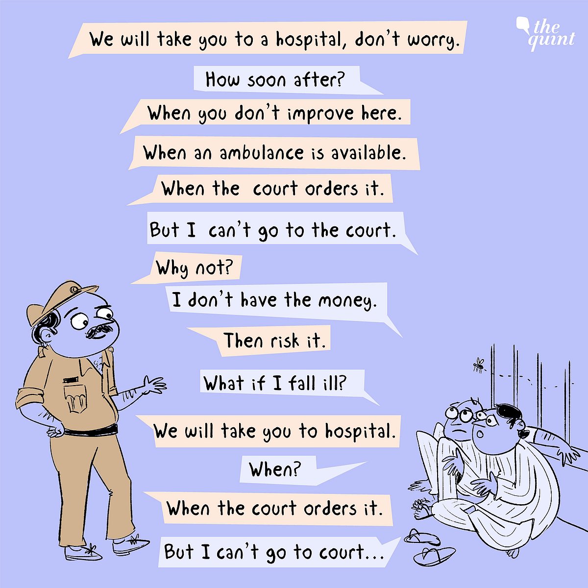 Biting Satire When a Mosquito Net in Jail is Called a 'Security Risk'