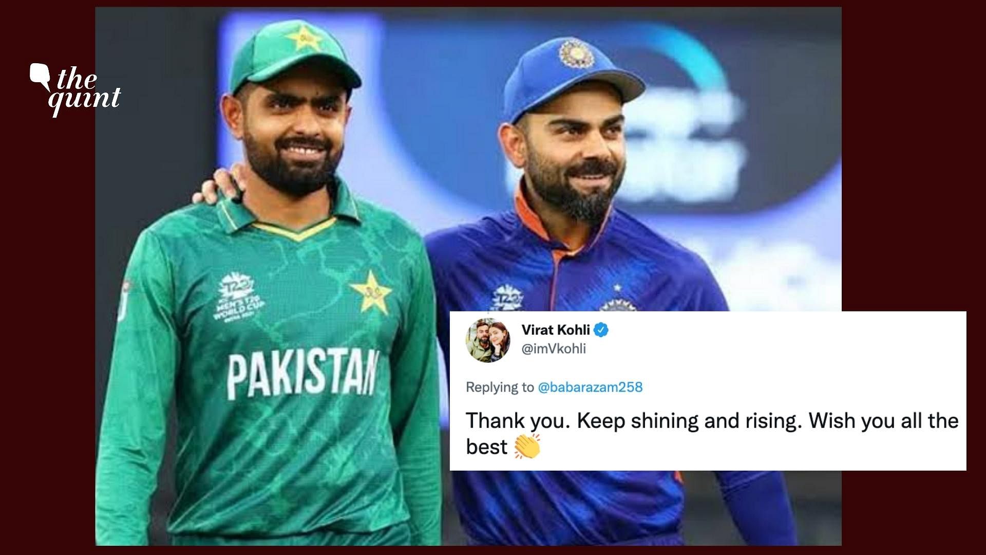 'Thank You': Virat Kohli Replies To Pak Skipper Azam Khan's 'Stay ...