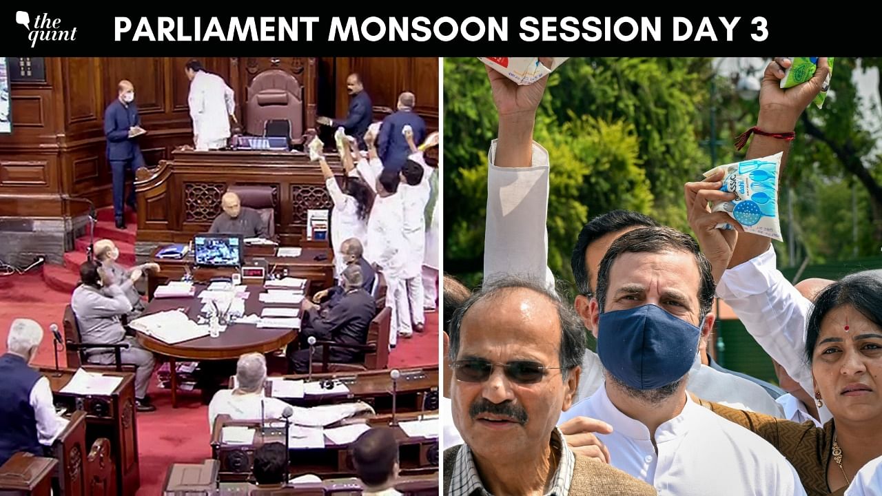 Parliament Live: Lok Sabha Adjourns Amid Oppn Sloganeering Over Inflation