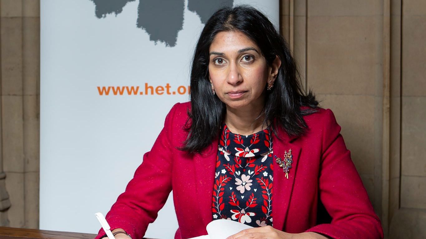 Indian-origin UK's Home Secretary Suella Braverman Wins First-Ever ...