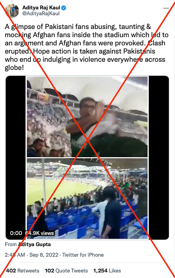 FactCheck No, A Dancing Pakistan Cricket Fan Did Not 'Provoke