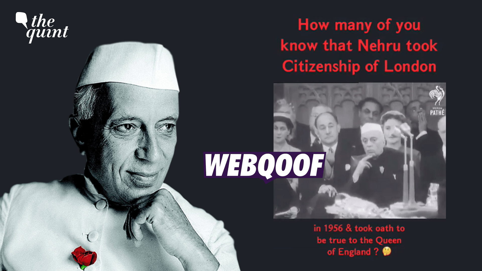 Fact-check: Video Shows Jawaharlal Nehru Receiving An Award And Not ...