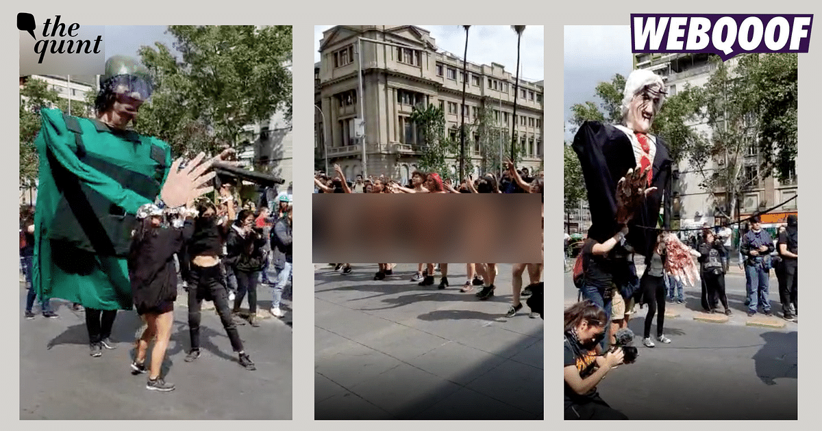 Viejo video de Chile vinculado a protestas contra el hiyab en Irán