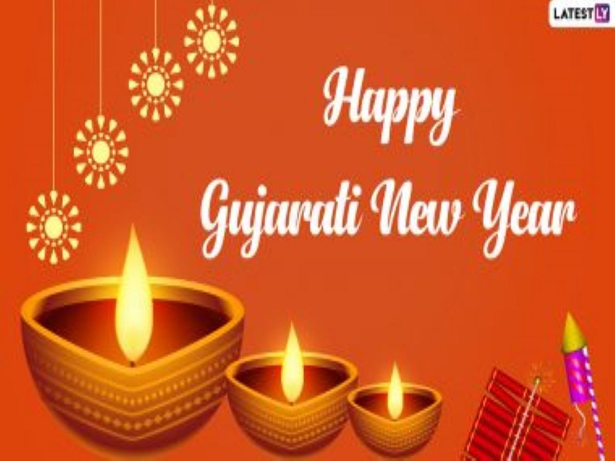 Happy Gujarati New Year 2022 Nutan Varshabhinandan Wishes, Quotes