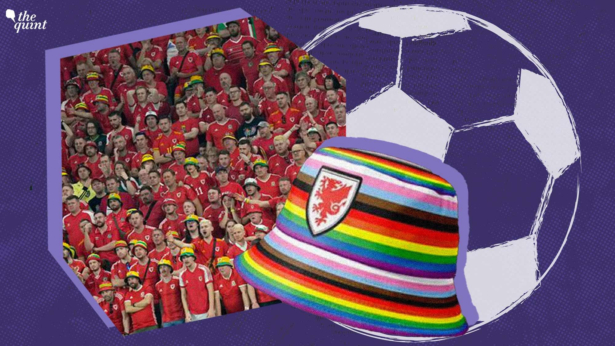 Wales fans have rainbow-coloured hats confiscated before USA game in Qatar, Wales