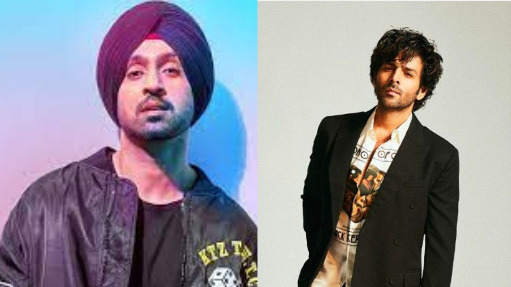 Diljit Dosanjh Confused After Kartik Aaryan Explains Intimacy ...