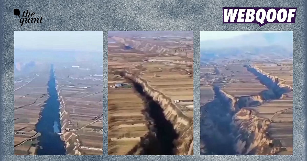 FactCheck Video From China Passed Off as Huge Crack in Land Caused