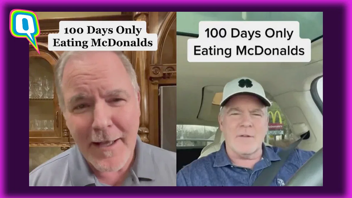 Nothing but McDonalds for 100 days, 3 meals a day, cut in 1/2! #porti