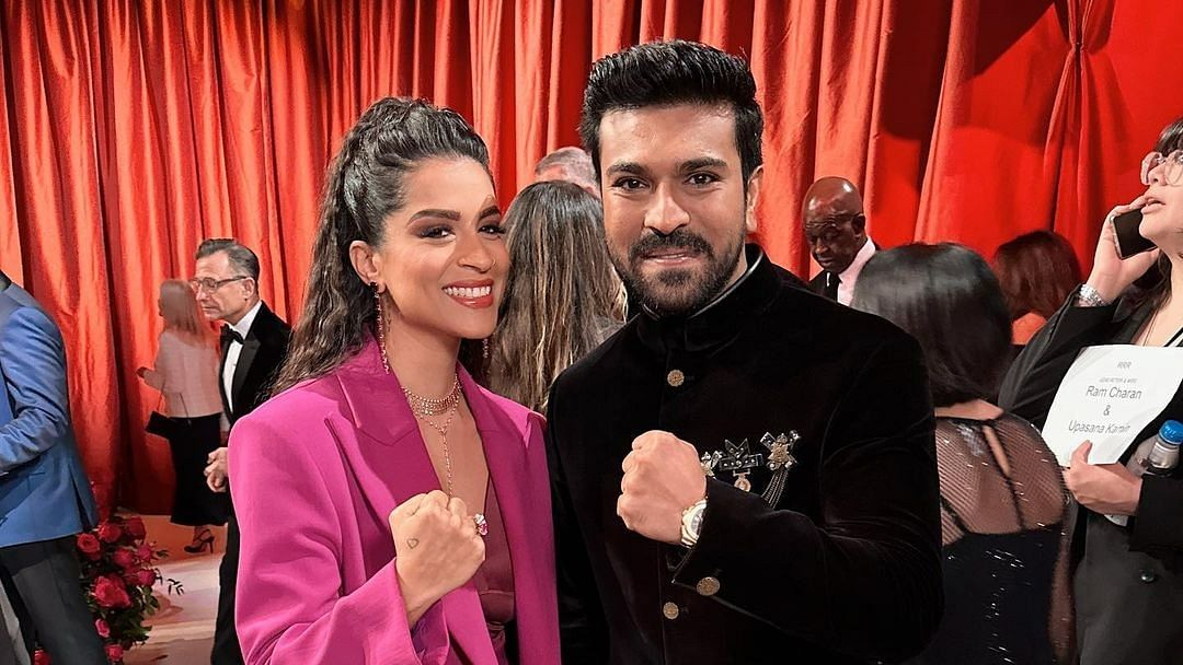 Oscars 2023 Lilly Singh Posts Pics With Ram Charan, Chandrabose & Others