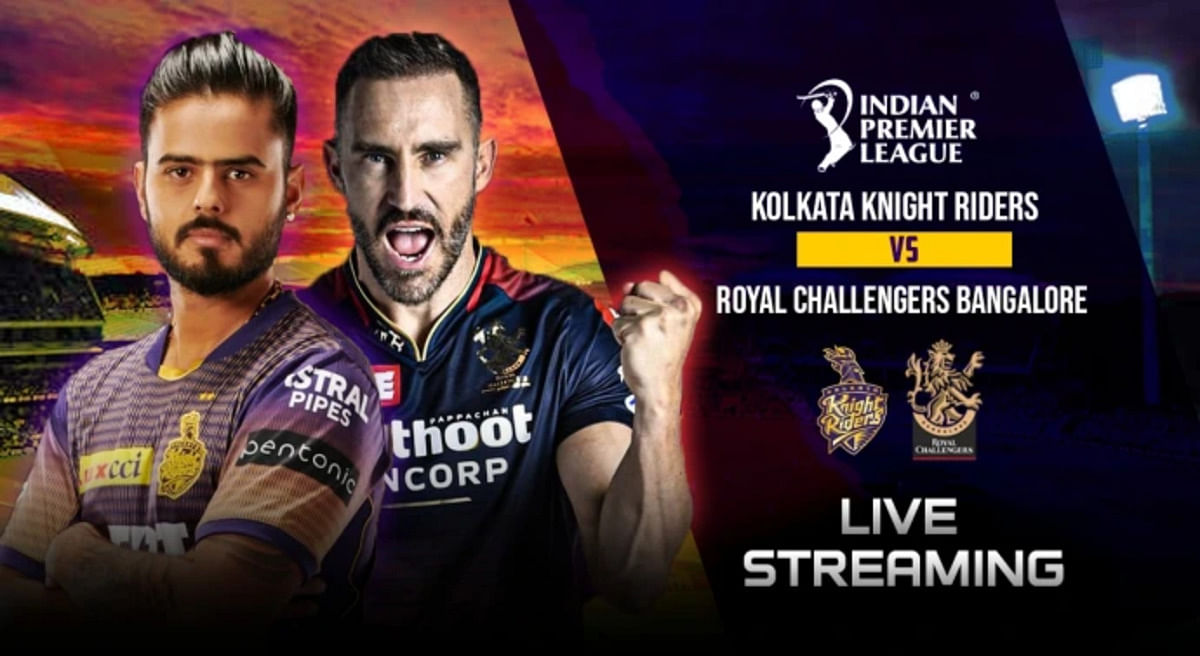 KKR vs RCB Live Streaming Kolkata Knight Riders vs Royal