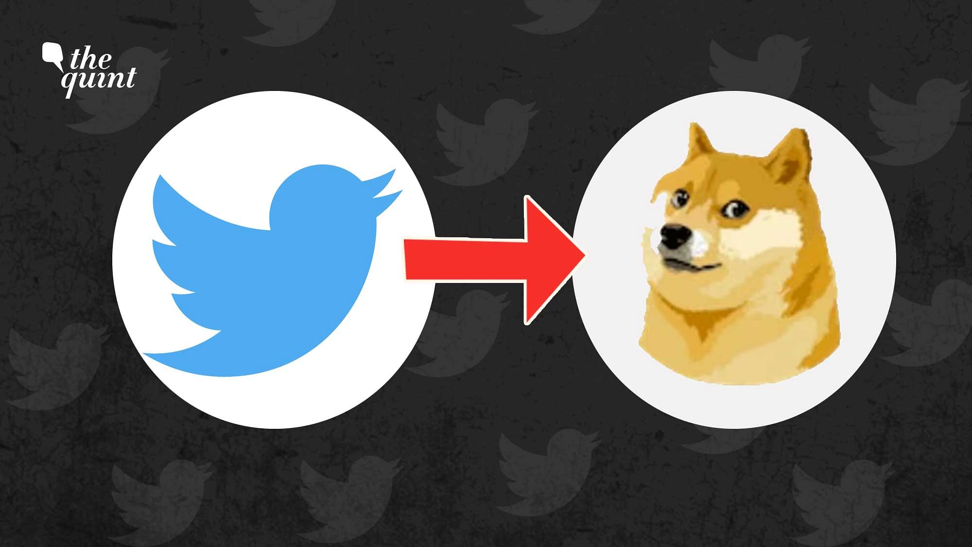 doge twitter logo