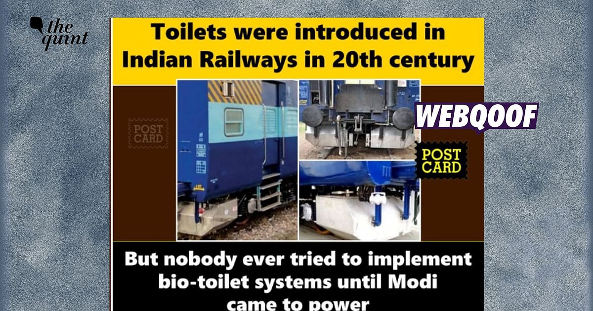 FactCheck Were Biotoilets First Introduced by the Bharatiya Janata