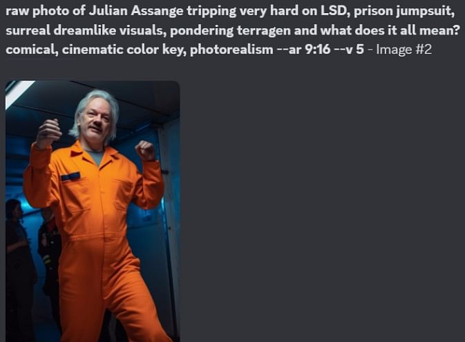 Fact Check Image Of Julian Assange In Prison Is Not Real But Ai Generated 3563