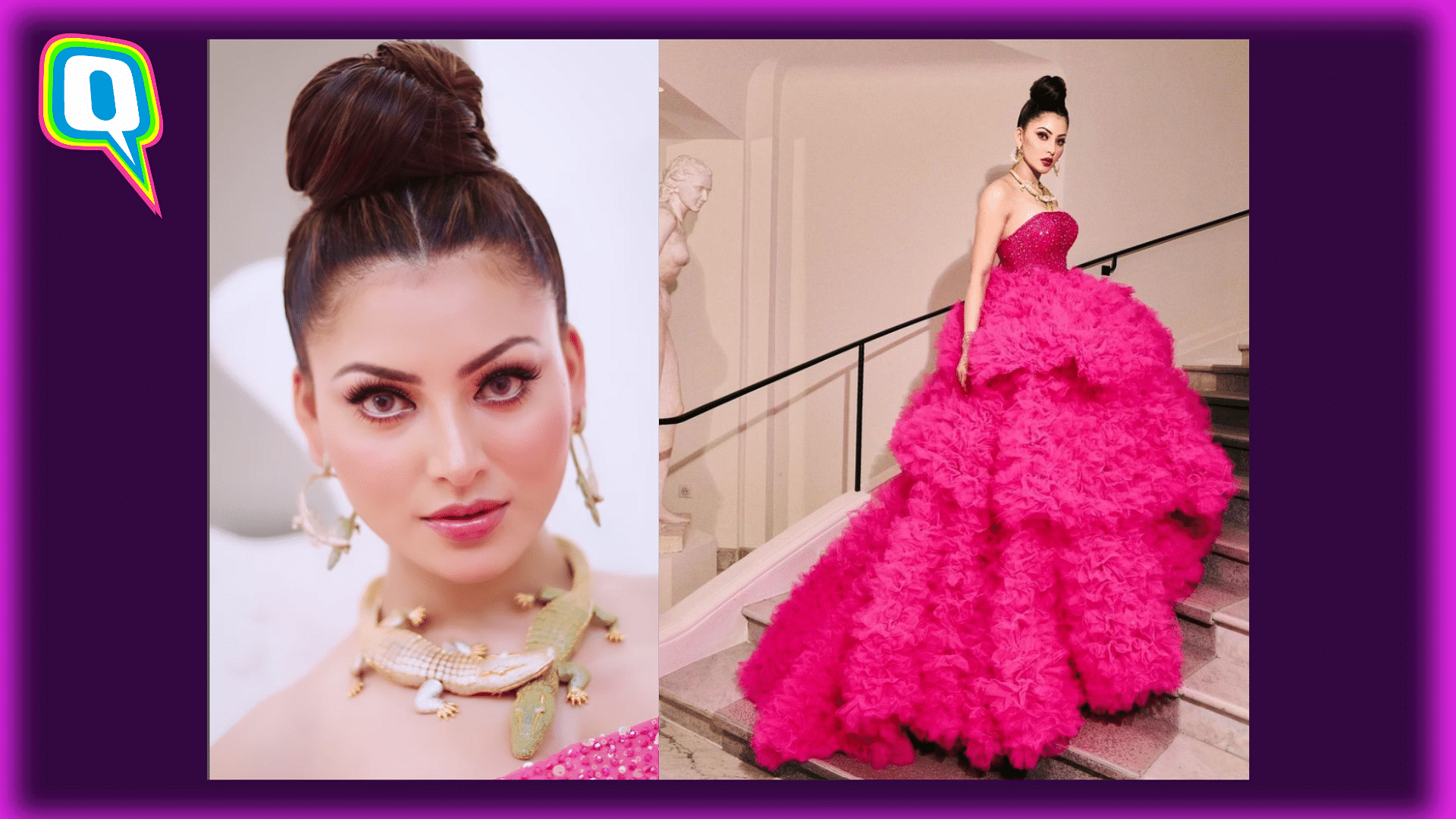 Urvashi Rautela's Alligator Necklace At Cannes Film Festival Has ...