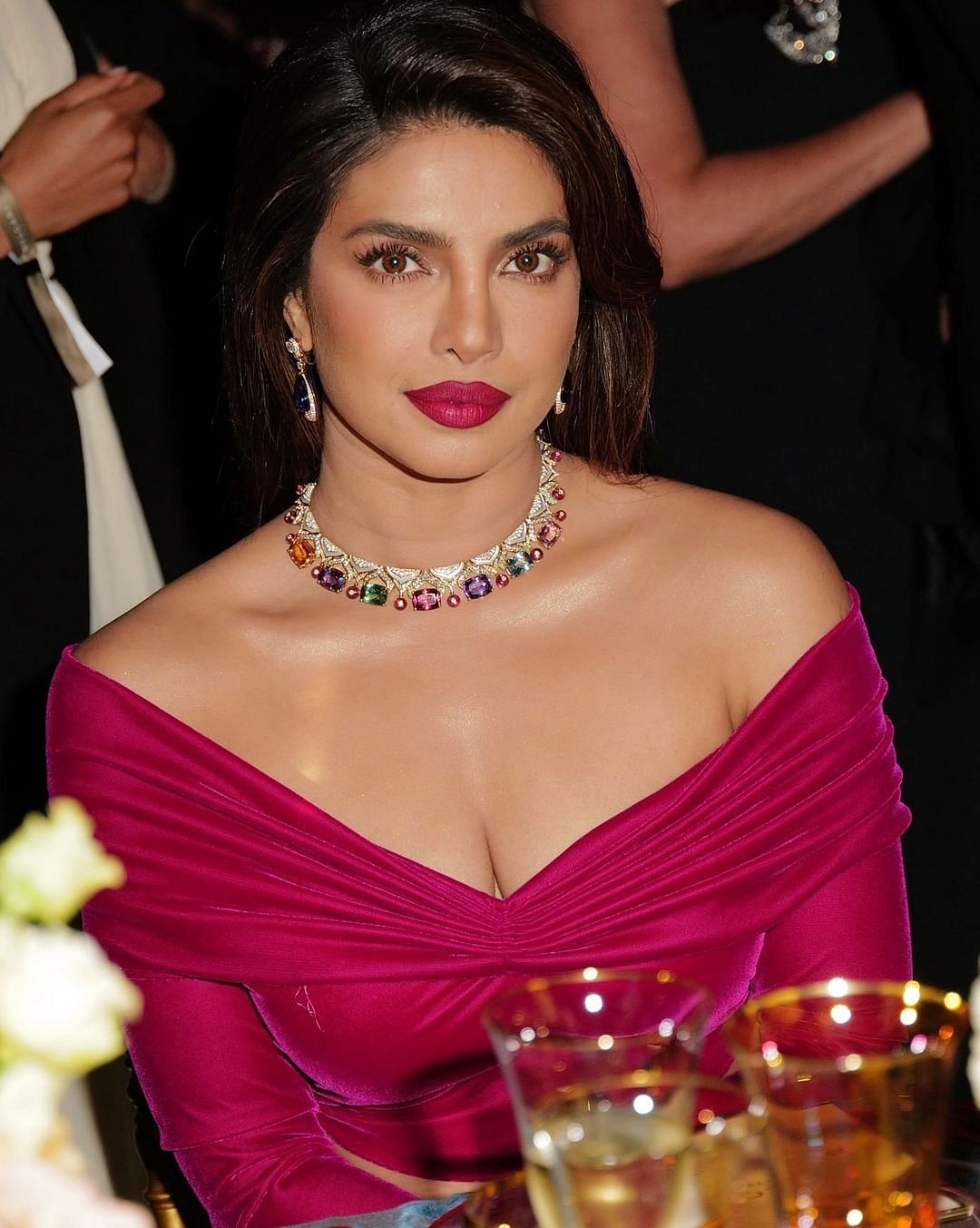 Priyanka Chopra at a Bulgari event in Venice (May, 2023). :  r/BollywoodFashion