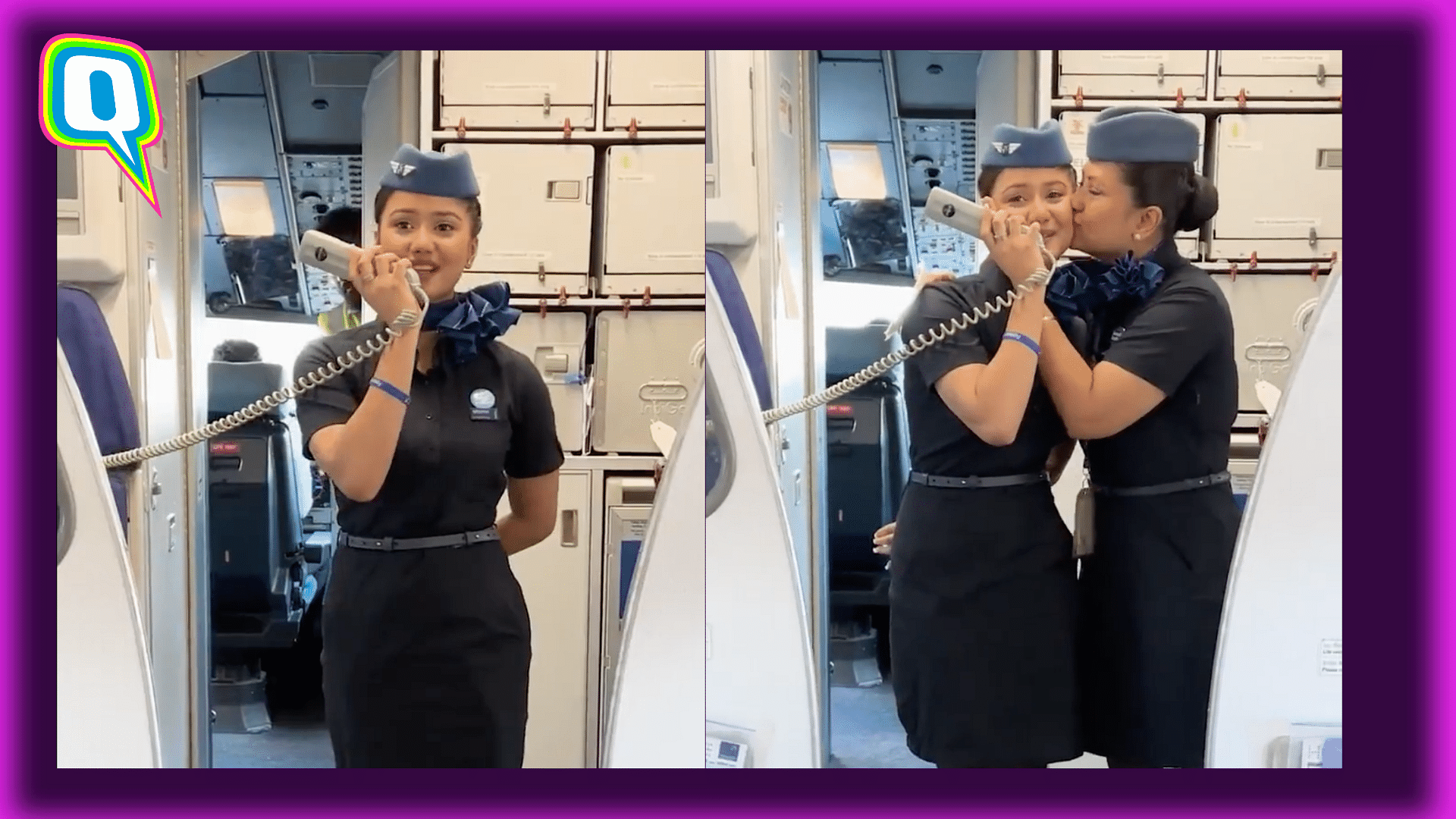 Indigo Air Hostess Wins Hearts With Her Special Mothers Day Announcement