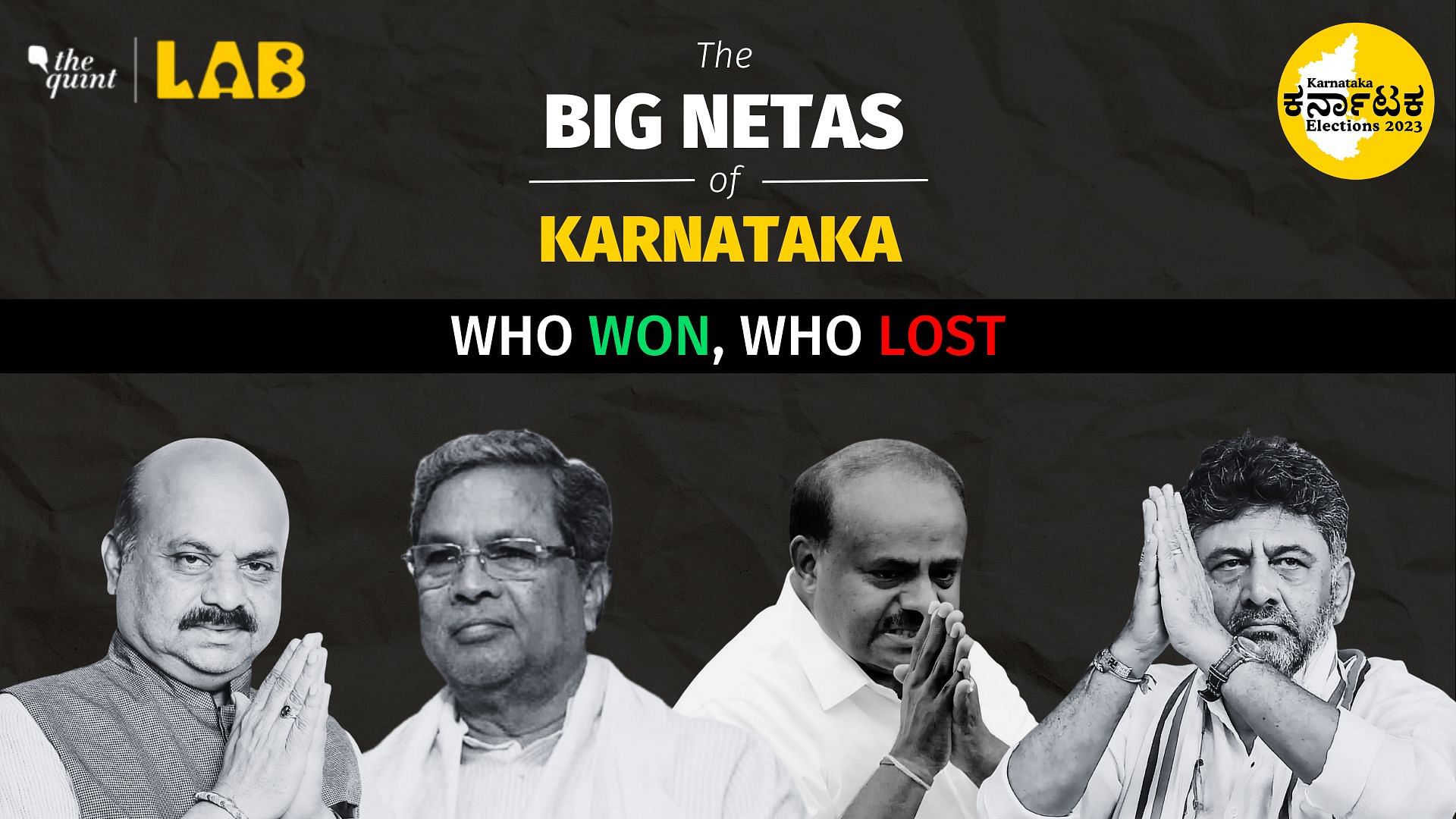 Karnataka Election Results 2023 Live Updates: Big Netas – Who Won, Who ...