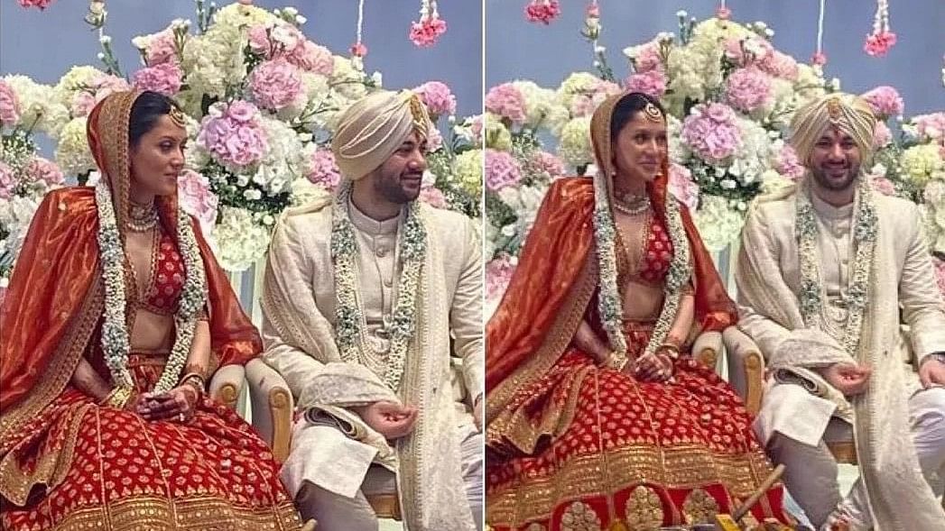 Newlyweds Karan Deol-Drisha Acharya Look Stunning In First Pics From ...