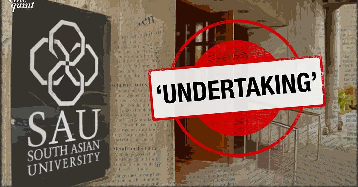 South Asian University's Fresher Undertaking Mandates No protests, No