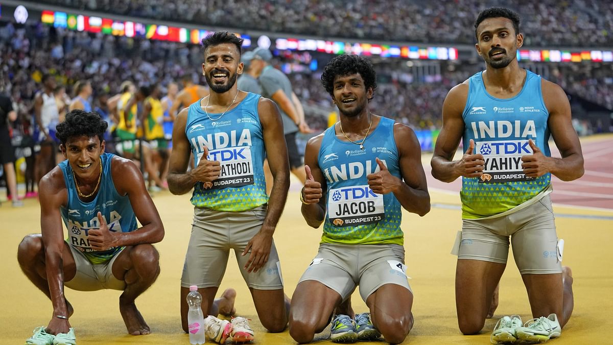 2023 World Athletics Championships Indian 4x400m Relay Team Creates