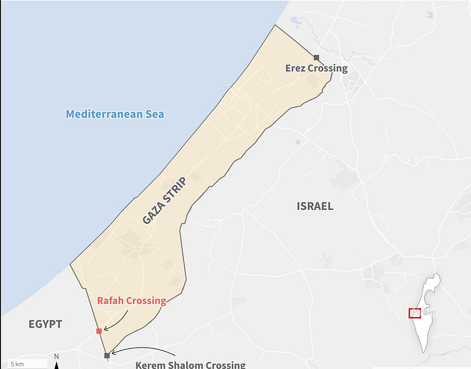 Raffa Map Explained: What Is Rafa Border Crossing? Why It's Important Amid Israel ...