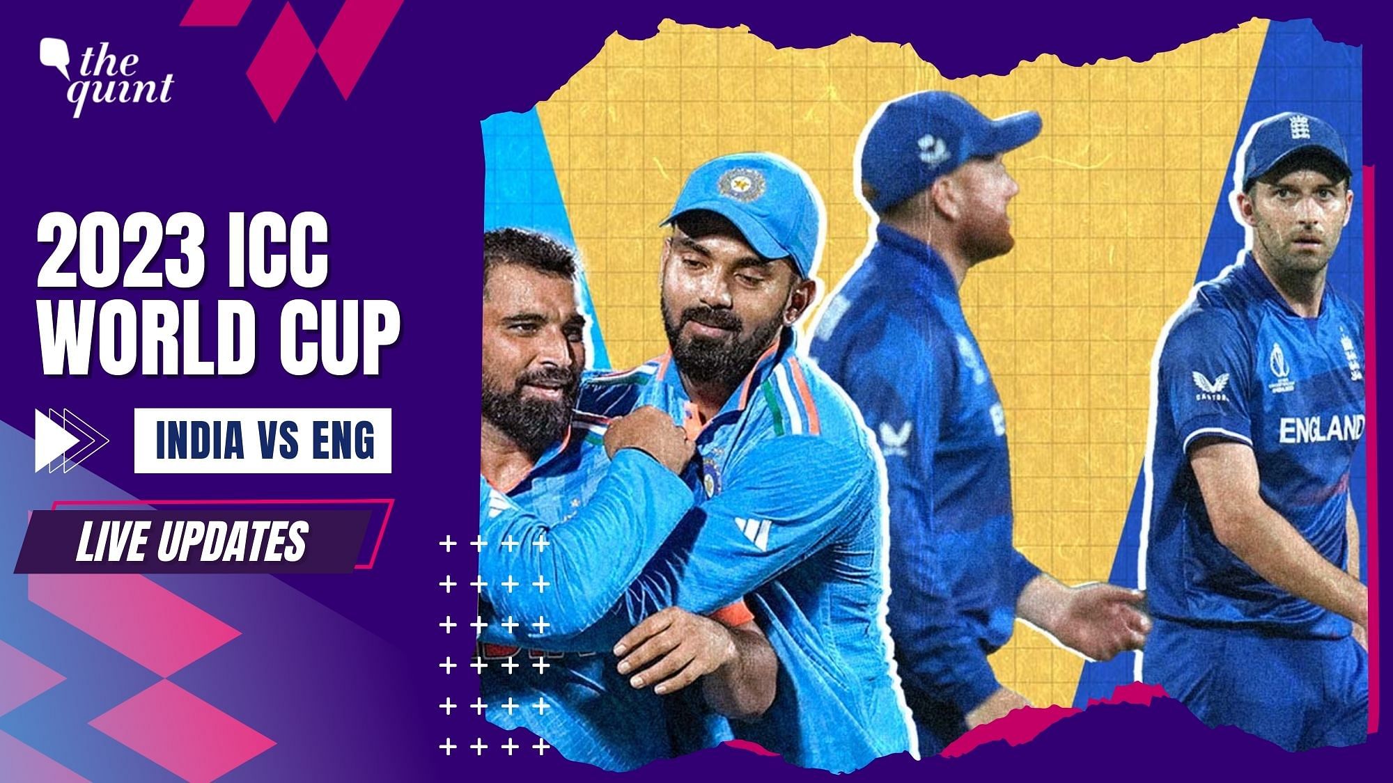 India vs England Live Score, ICC World Cup 2023: Kohli-Shreyas Out ...