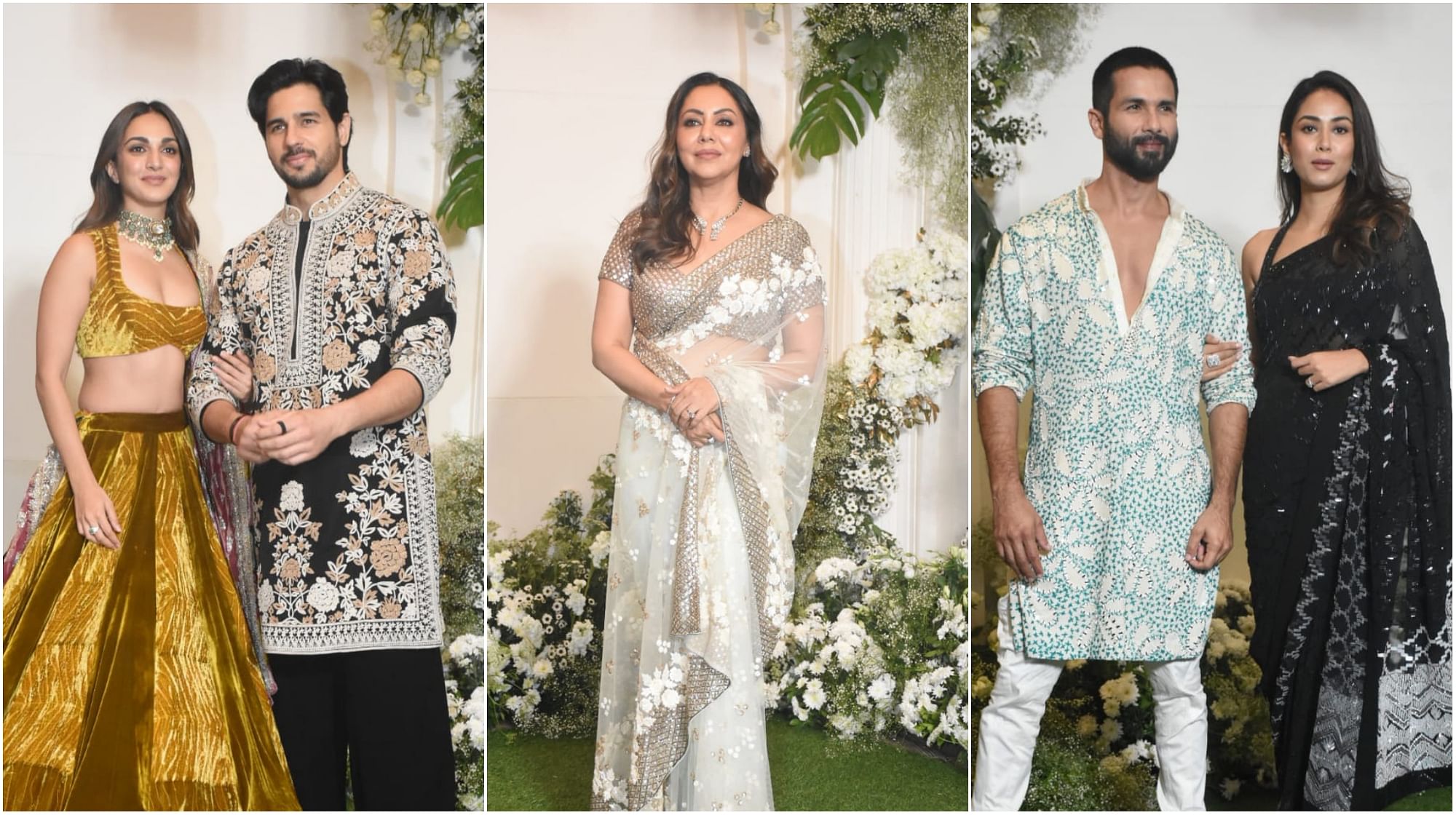 Pics: Kiara Advani-Sidharth Malhotra, Shahid Kapoor-Mira Rajput Attend ...