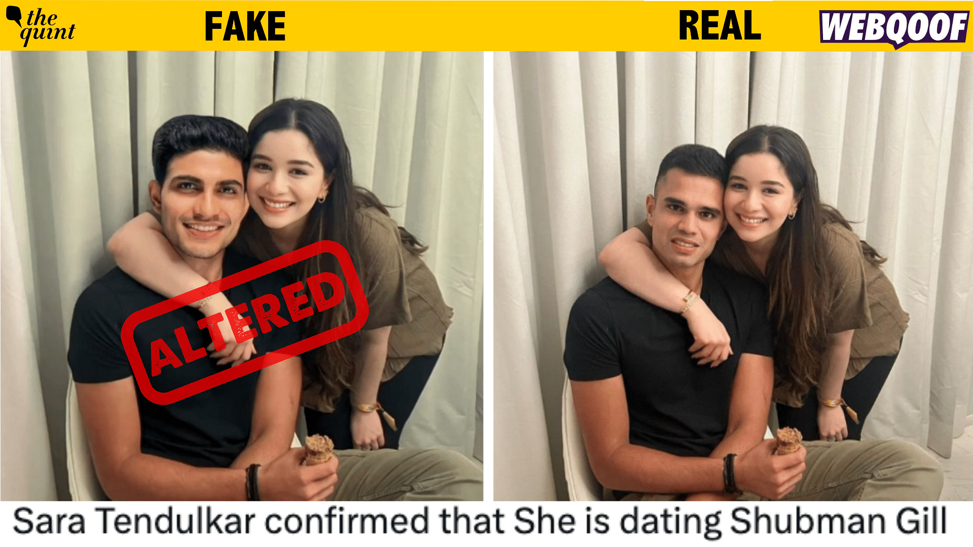 Fact-Check | Did Sara Tendulkar And Shubman Gill ‘Confirm’ Their ...