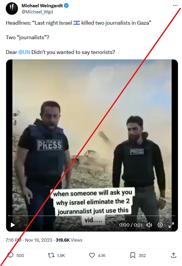 Fact-check | Video From Syria of Journalists Encouraging Bombing