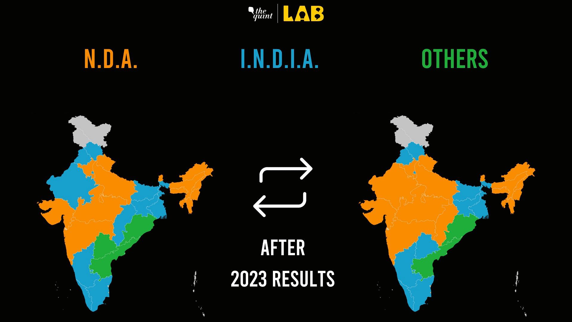 After Election Results 2023, Which Alliance Has More States NDA or INDIA