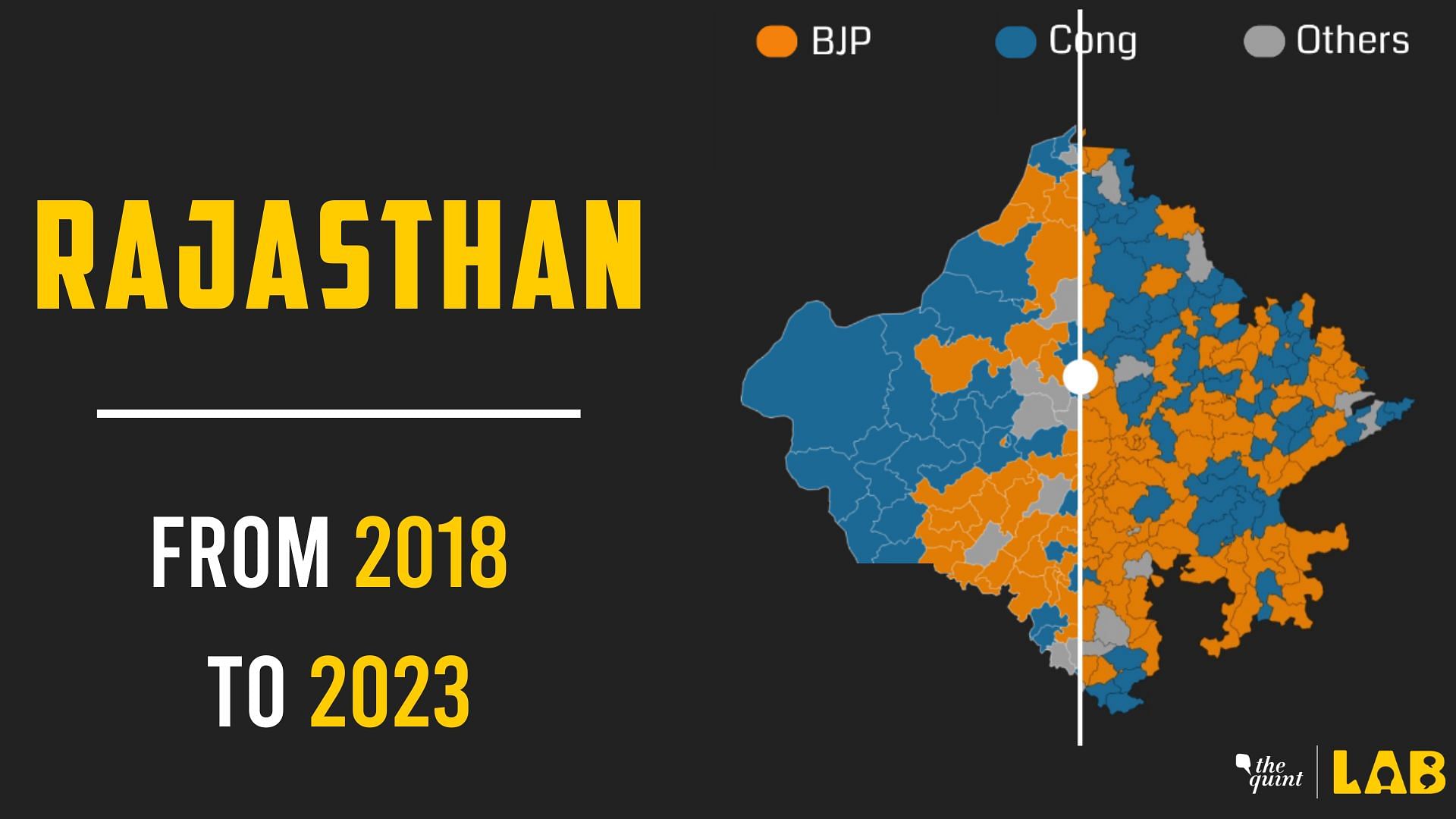 Watch How Map of Rajasthan Changed From 2018 to 2023