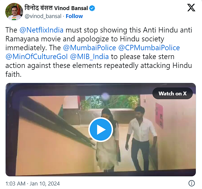 Explained Why Did Netflix Remove Nayanthara's 'Annapoorani' Days After