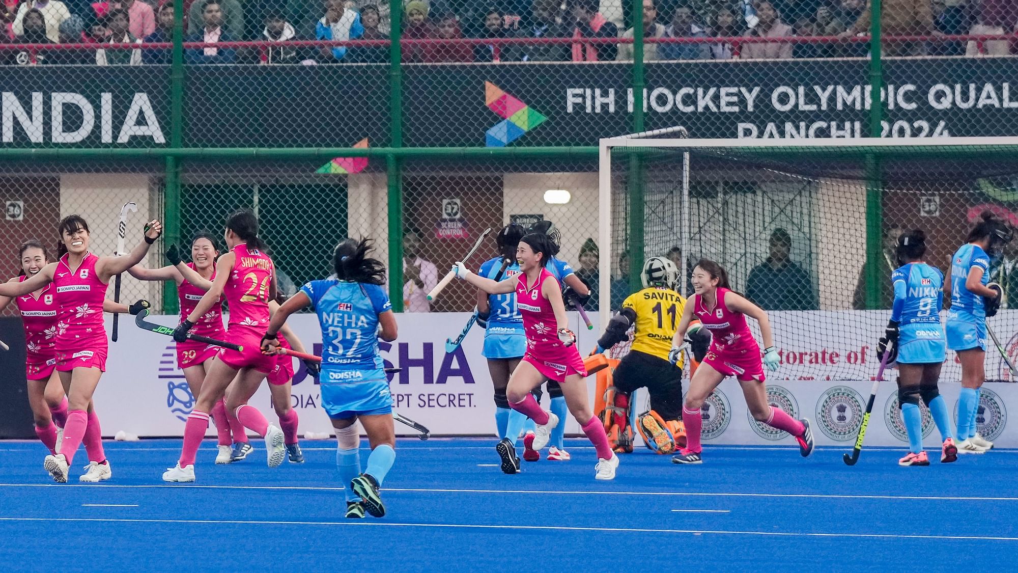 FIH Hockey Olympic Qualifier Japan Beat Savita Punia Led India 1 0 To   19011 Pti01 19 2024 000372b 