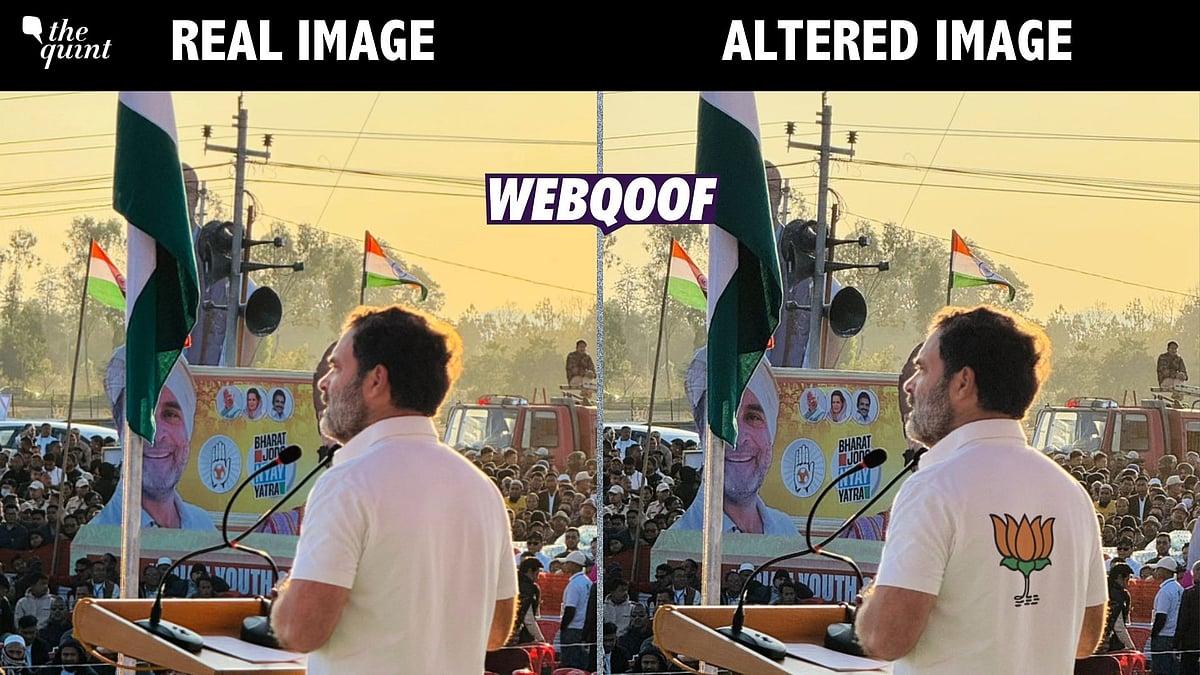 Fact-Check | This Image of Congress’ Rahul Gandhi Wearing T-Shirt With ...