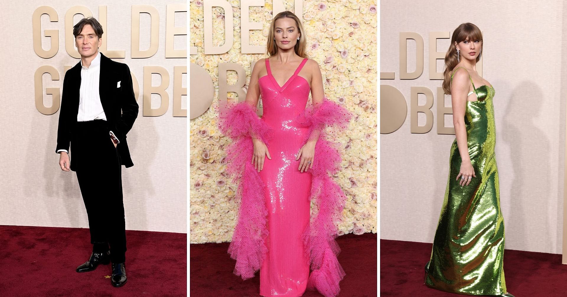 Photos: Taylor Swift to Margot Robbie: Who Wore What at the Golden ...