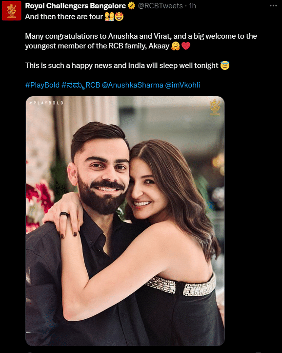 'Congratulations' Pour In As Virat Kohli-Anushka Sharma Welcome Baby ...