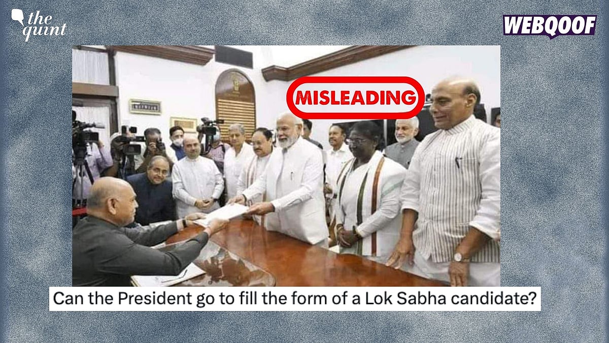 FactCheck President Droupadi Murmu Filed A Nomination To The Lok