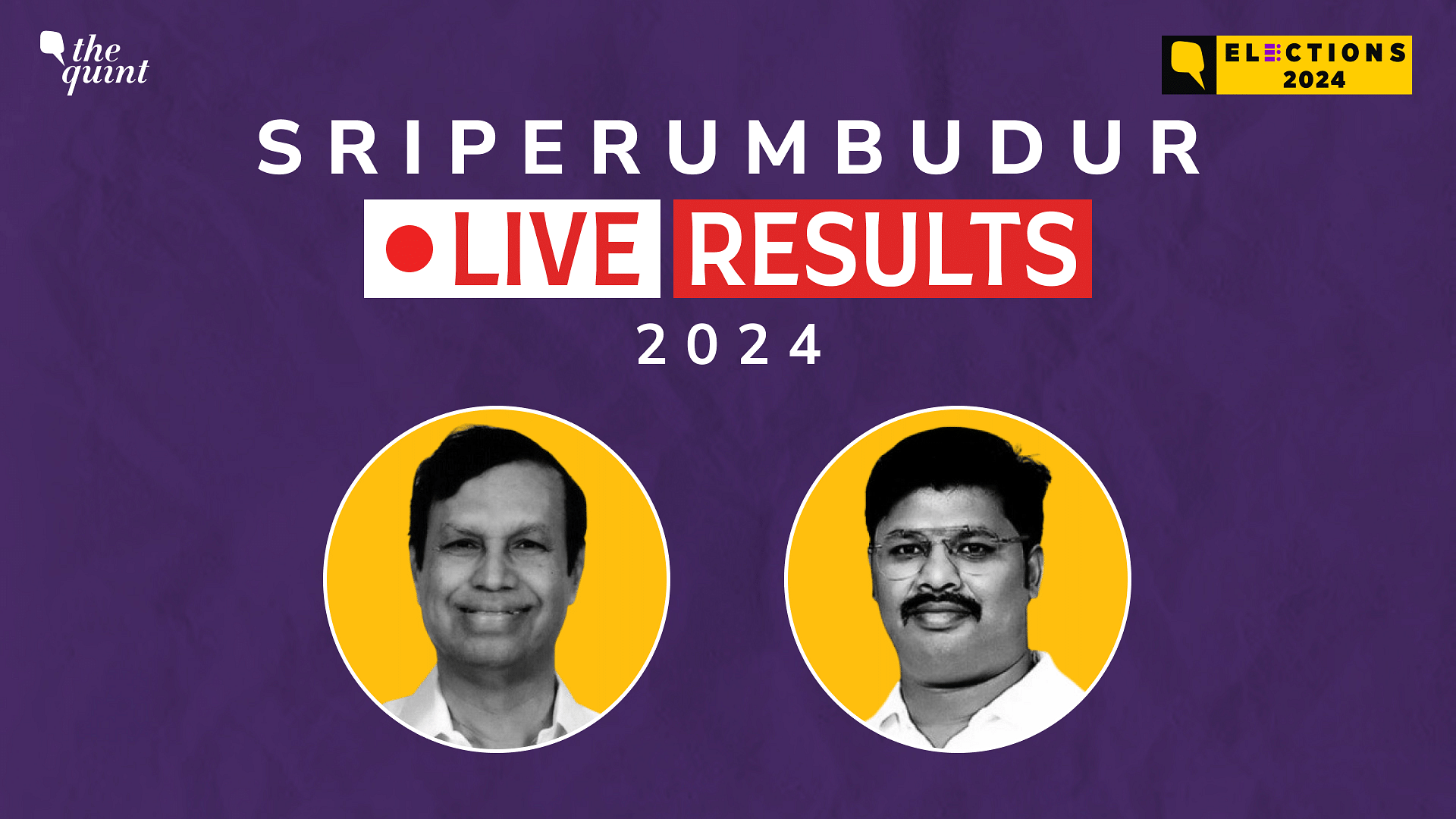 Sriperumbudur Election Result 2024 Live Updates: DMK's T R Baalu Has ...