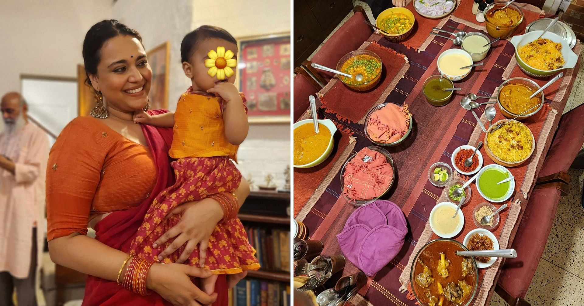 In Pics: Swara Bhasker Shares Glimpse Of Daughter Raabiyaa's First Eid 