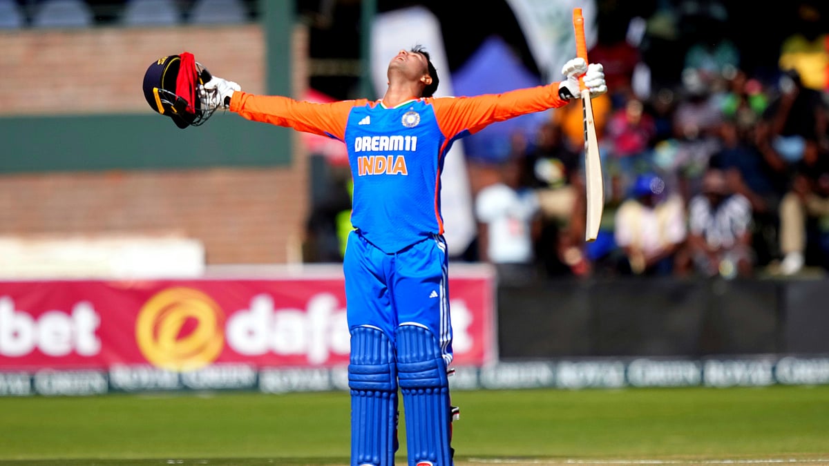 India vs Zimbabwe, 2nd T20I Abhishek Sharma Scores Century as India Win by 100 Runs